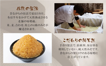 M15-08 小西みそ 純天然 合わせみそ2kg(樽入)