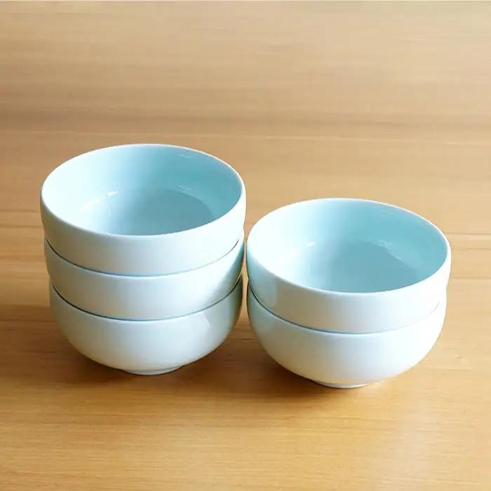 【白山陶器】汁碗 5ピースセット 青白釉 食器 茶碗 【波佐見焼】 [TA69] 波佐見焼