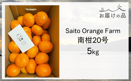 【先行予約】Saito Orange Farmの南柑20号5kg（2026年12月下旬頃より順次発送予定） IKTAQ018