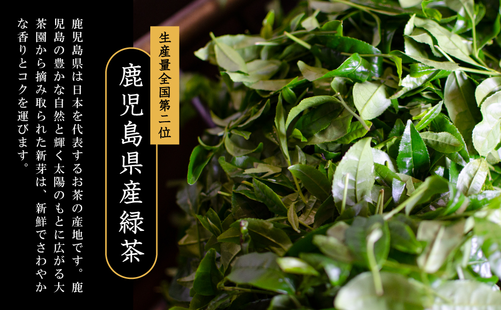 【日本茶AWARD受賞】鹿児島緑茶と紅茶のセット（計250g）