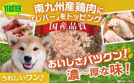 【柴犬専用】フードのお供に☆うまみ和え鶏 (レバー入り) 15袋 _LF-3306_ (都城市) 国産 柴犬専用 犬用フード ウェットフード 鶏 ペットフード レバー入り