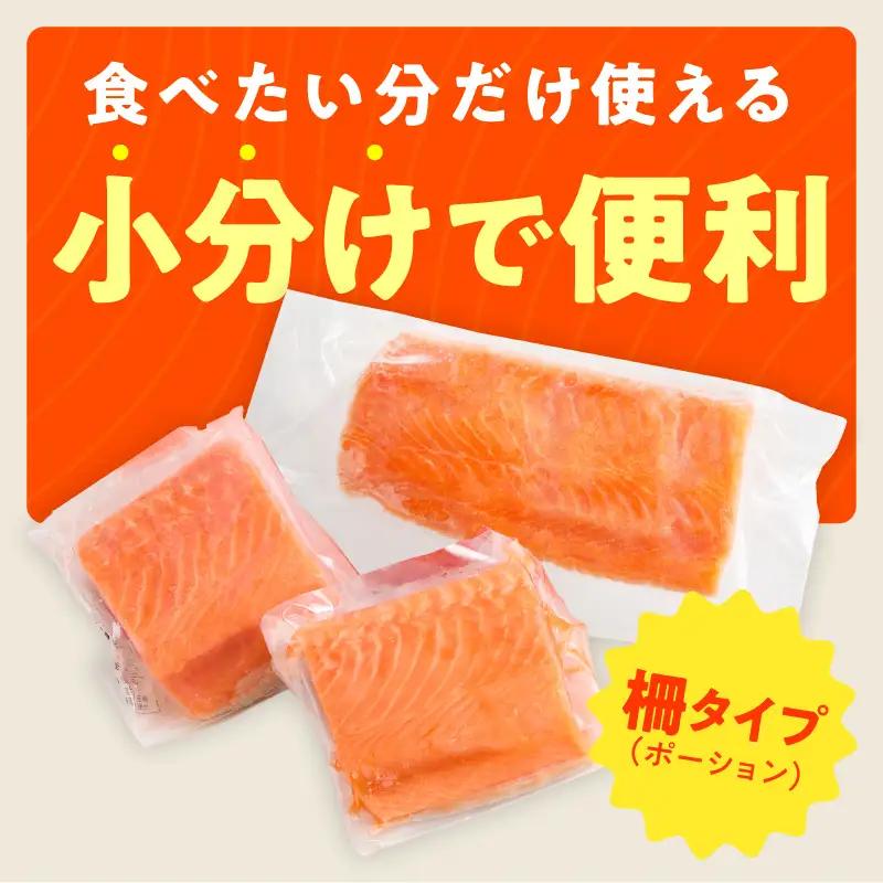 【お試し】サーモン 500g ポーション【訳あり】