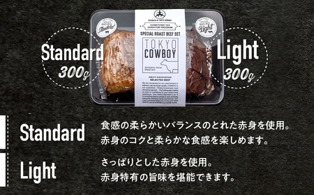 和牛専門店厳選 和牛ローストビーフ 2種 食べ比べセット （300g×2）和牛 精肉店 赤身 高級 贈答用 パーティー おもてなし グルメ ギフト 贅沢 おすすめ 人気 小分け 真空パック お取り寄せ