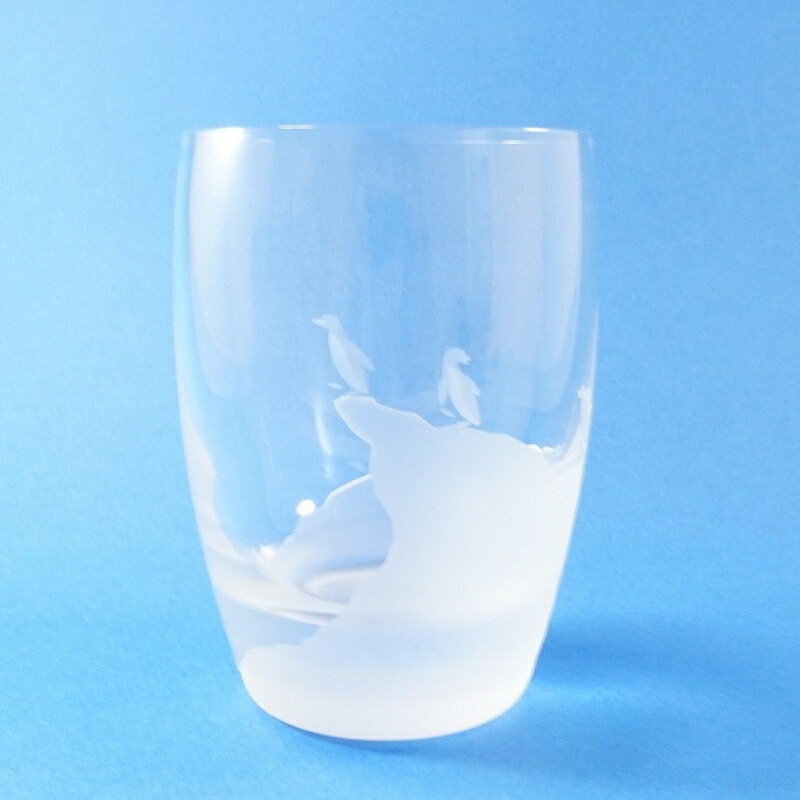【ふるさと納税】Penguin Climb 家飲み グラス 日本酒 ハンドメイド 手作り ぐい呑み 酒器 ギフト 贈答 プレゼント
