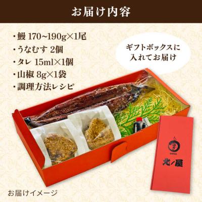 ふるさと納税 糸島市 蒲焼き 1尾/うなむす 2個セット 北ノ屋うなぎ [ACL006] 鰻 かばやき |  | 03