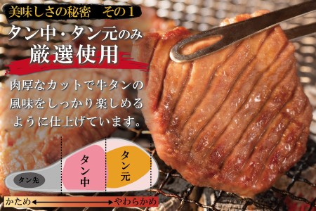 厚切り牛タン 2kg（塩味・みそ味 500g×各2パック） FN-Limited-SP【2048】
