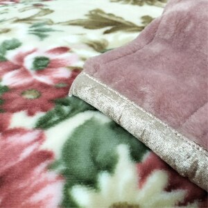 【シングルサイズ】暖かムートン調2枚合わせ毛布 ピンク1枚 M-3701-PI【1506754】