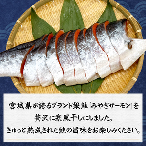 みやぎ サーモン 寒風干し 800g 宮城県産銀鮭 銀鮭 鮭 さけ サケ シャケ 切り身  おかず ご飯のお供 弁当 熟成 高品質 高鮮度