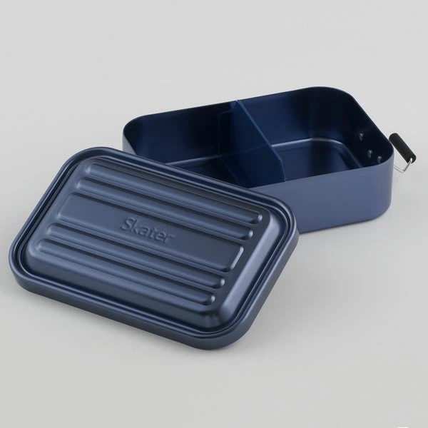 弁当箱 アルミふわっとランチボックス 1段 850ml ダークブルー 弁当箱 弁当 大容量 アルミ製 おしゃれ メンズ レディース 〈スケーター株式会社〉 ランチボックス AFT8B_49733074