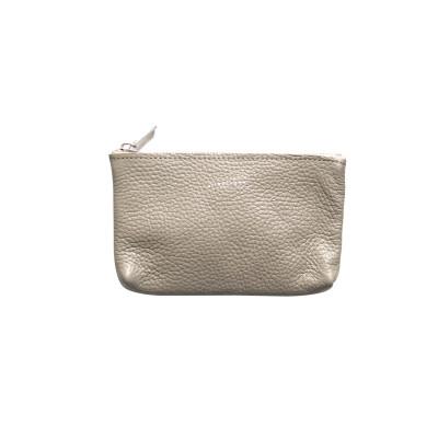 ふるさと納税 鎌倉市 MASSTARD -MINIMAL LEATHER POUCH SMALL- GREIGE