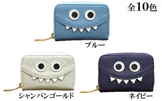 [№5258-7257]0210【トープ】思わず誰かに見せたくなるモンスターマルチケース/ミニ財布