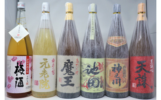 
No.5039-3【魔王】入り焼酎6本セットH（一升瓶）
