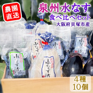 ＜先行予約＞水なす４種１０個セット