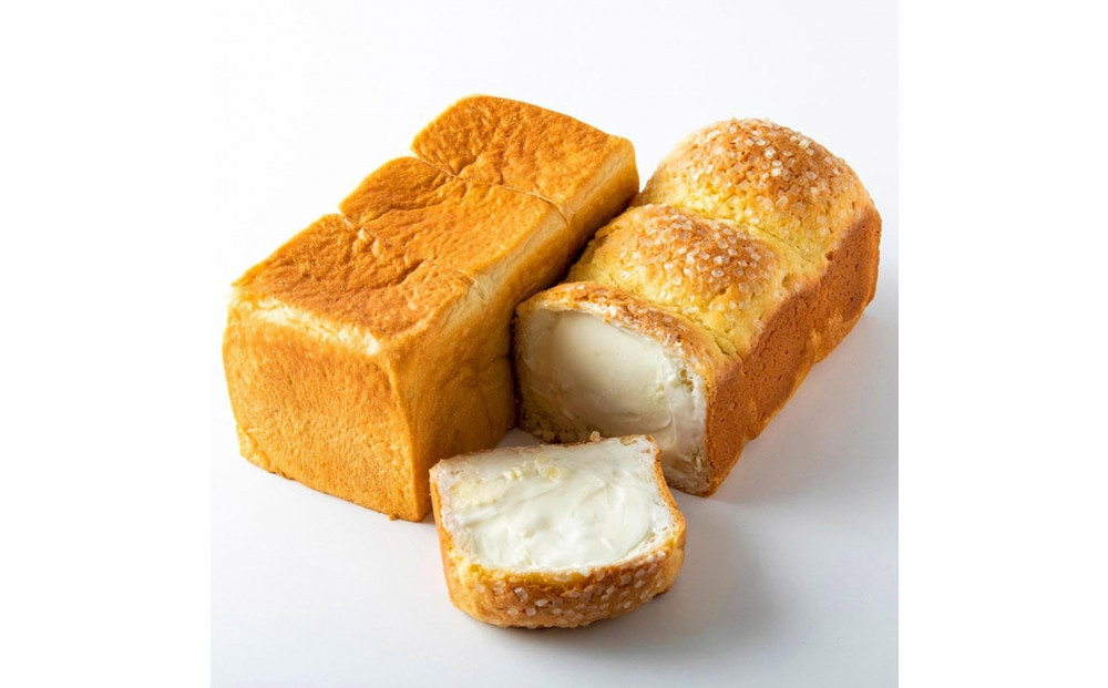 高級食パン 高級金賞食パン2種2本セット（角型／チーズ）