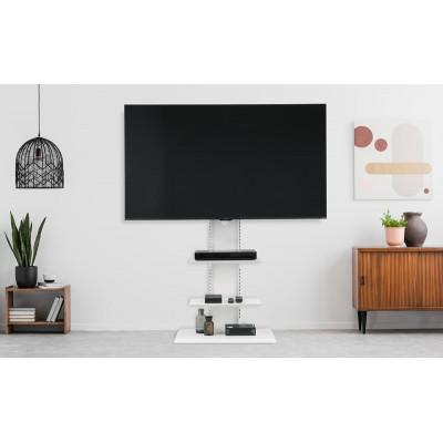 ふるさと納税 大河原町 スタンドテレビ台 オフホワイト  ハイタイプ  アイリスオーヤマ65型65インチ[53752823] |  | 02