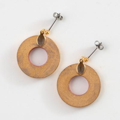 ふるさと納税 多治見市 【美濃焼】えんピアス『桜』【七窯社】 |  | 01