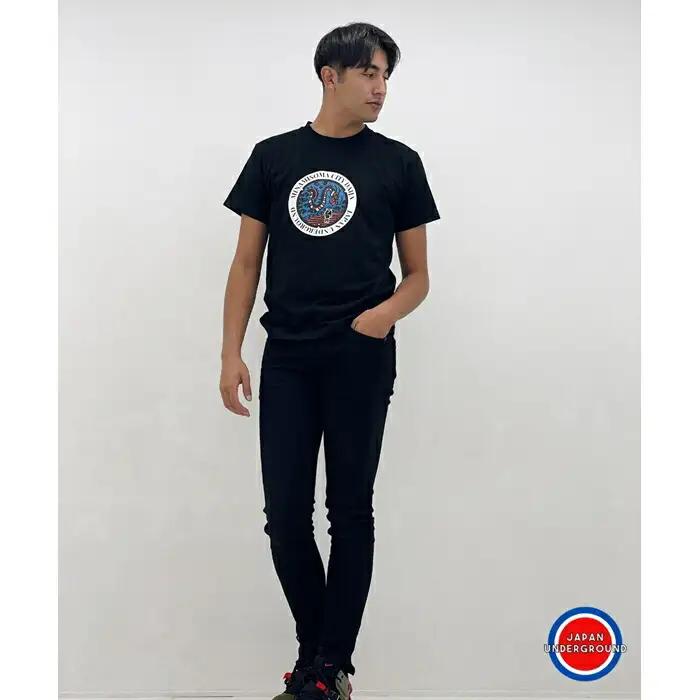 マンホールTシャツ 黒 Mサイズ | Tシャツ 福島県