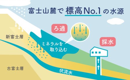 【6か月連続】 富士山の天然水 2リットル×12本＜毎月お届けコース＞