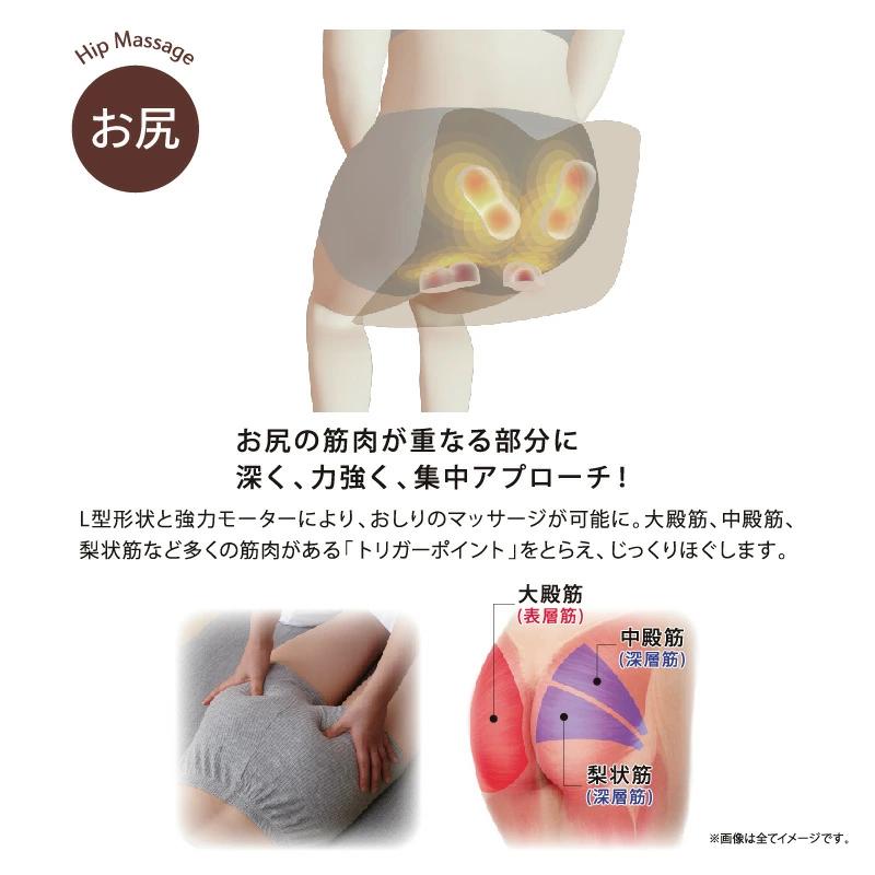 ルルド プレミアムマッサージャー AX-HPL368IV_プレミアム シートマッサージャー AX-HPL368 アイボリー 洗える カバー 疲労回復 血行促進 筋肉 こり ほぐす 神経痛 筋肉痛 もみ