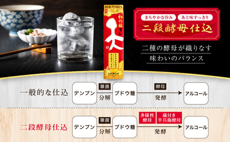 【宝酒造】松竹梅「天」（2L紙パック×6本）［ タカラ 京都 お酒 日本酒 清酒 人気 おすすめ 定番 おいしい ギフト プレゼント 贈答 ご自宅用 お取り寄せ ］