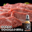 【ふるさと納税】肉 霜降り｜門崎熟成肉 特選 カルビ 500g 牛醤1本 セット 格之進 プレミアム 送料無料 無添加 高級 国産 牛肉 肉 岩手 一関 贈り物 ギフト お取り寄せ 冷凍 人気 バーベキュー BBQ