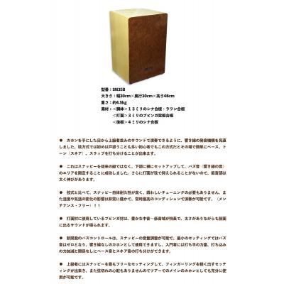 ふるさと納税 石巻市 打楽器 カホン ARCO ピックアップ セット SN35B PU4C2 楽器 手作り 石巻 アルコ |  | 01