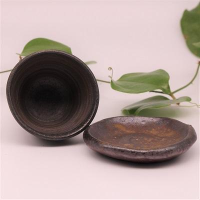 ふるさと納税 備前市 備前焼手びねり小皿と小カップセット(登り窯焼成) |  | 02