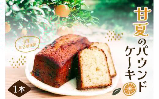 甘夏のパウンドケーキ 1本 広島県 呉市 ku210-001-r
