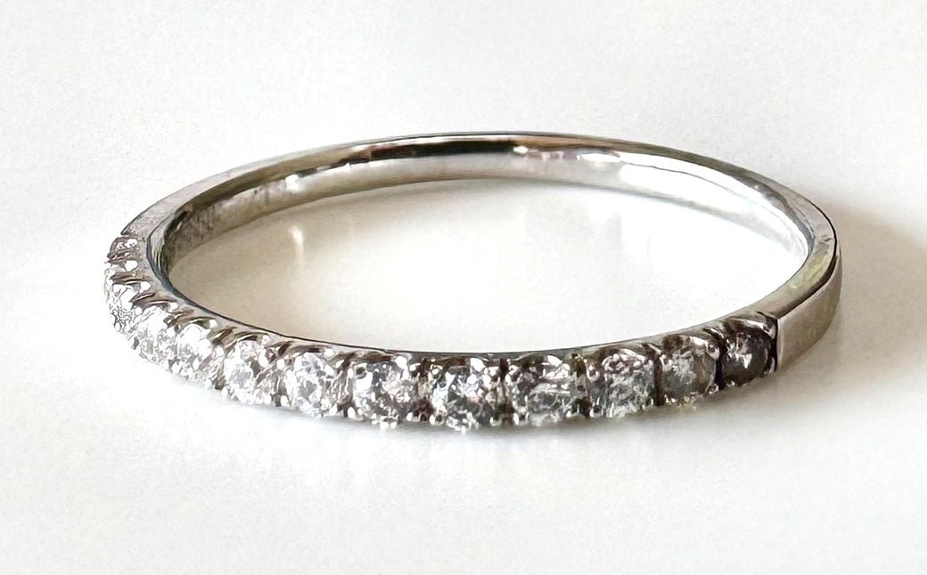 プラチナダイヤモンドリング ハーフエタニティーリング 0.20カラット 【AW-1163/00139】