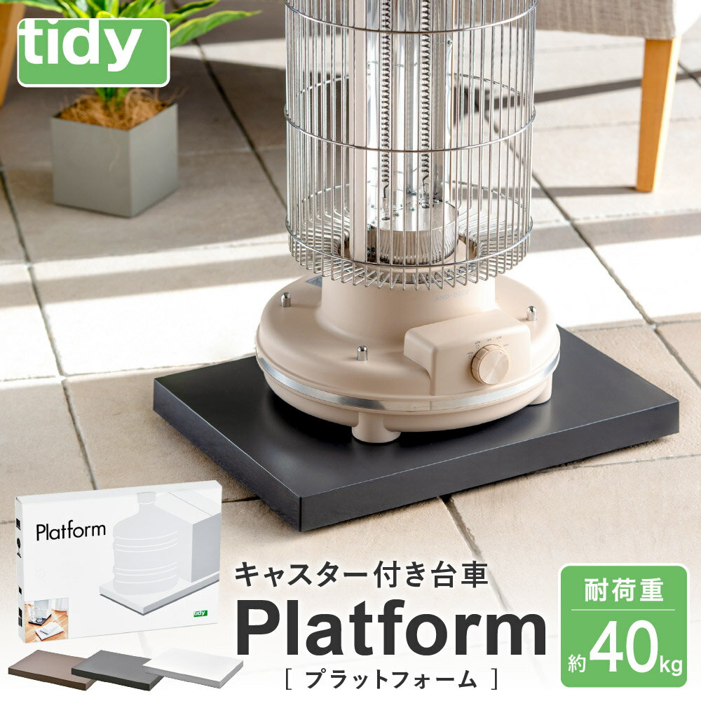 【ふるさと納税】tidy ティディ Platform（平台車） / 雑貨 荷物移動 便利グッズ 台車 キャスター付き トレイ トレー 日本製 荷台 物置 可動式 隙間収納 収納台 ホームキャリー 掃除用品 掃除 お掃除 雑貨 インテリア 015EB14N.