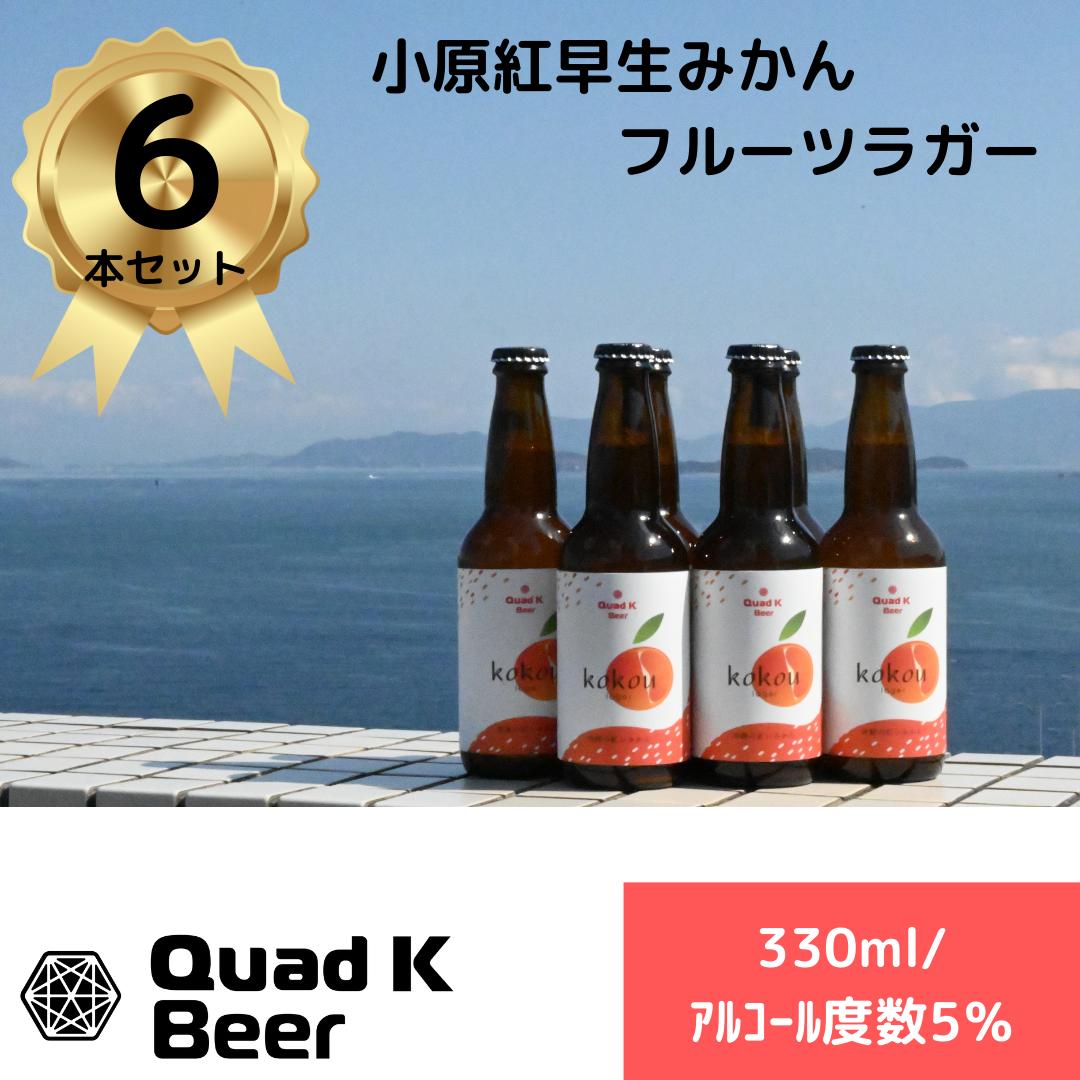 
            クラフトビール 奇跡の紅みかん kokou 6本セット 330ml×6本  冷蔵配送 クラフトビール 地ビール  ビール みかん 柑橘 小原紅早生 ホップ アルコール 酒 ドリンク
          
