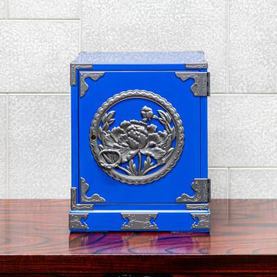 ふるさと納税 利府町 仙台箪笥 舟箪笥 藍色漆塗り