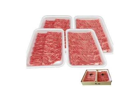 A4等級以上 宮崎牛赤身・ローススライス食べ比べ 1.6kg （400g×4） 内閣総理大臣賞 牛肉 和牛 黒毛和牛 ブランド牛 宮崎牛 和牛 国産 赤身スライス ロース ロース肉 スライス肉 食べ比