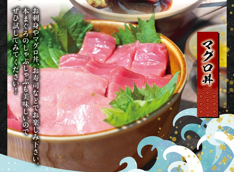 プレミア和歌山認証品 本マグロ（養殖）トロ＆赤身セット　240g【nks113B】