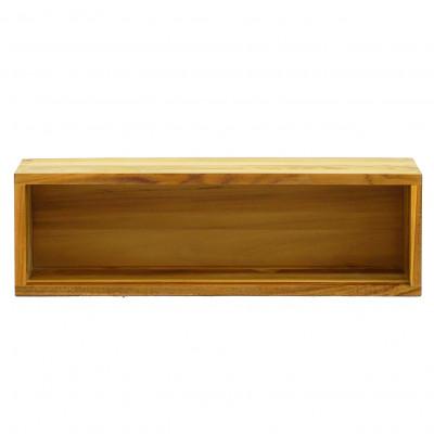 ふるさと納税 中野区 CDボックスL 幅54cm 奥行き16.3cm 高さ16.5cm チーク無垢材 |  | 01