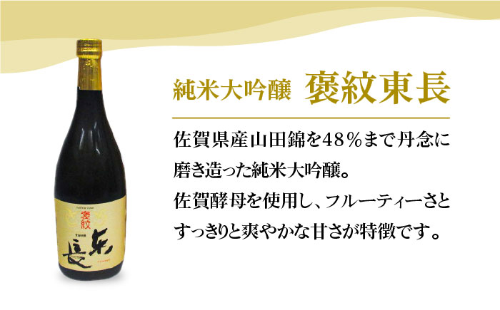 【The SAGA認定酒】純米大吟醸「褒紋東長」720ml【大串酒店】 [HAK016]