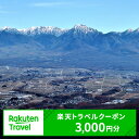 【ふるさと納税】長野県原村の対象施設で使える　楽天トラベルクーポン 寄付額10,000円(クーポン3,000円)　 長野 宿泊 宿泊券 ホテル 旅館 旅行 旅行券 観光 トラベル チケット 旅 宿 券