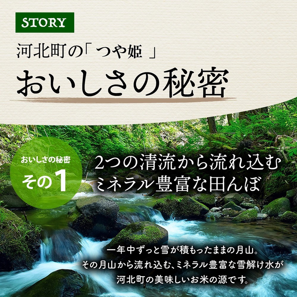 【令和6年産米】2025年3月上旬発送 特別栽培米 つや姫 20kg（5kg×4袋）山形県産 【米COMEかほく協同組合】