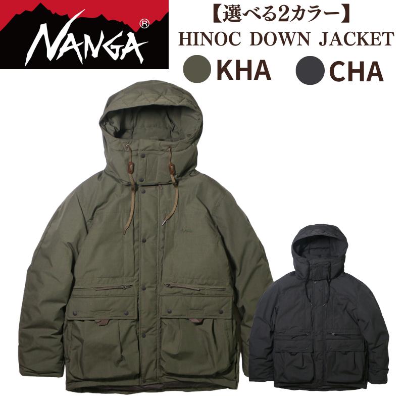 NANGA HINOC DOWN JACKET ナンガ ヒノック ダウンジャケット チャコール・L