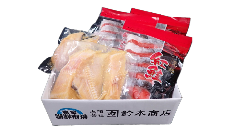 天然甘口紅鮭5切れ×3P・銀だら西京漬け6切(3切×2P) A-14223