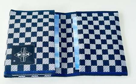 畳べり名刺入れ（市松柄）