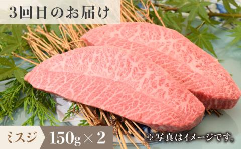 ＜3回定期便＞佐賀牛希少部位含む～ひとり贅沢ステーキコース～ イチボ/ランプ/ミスジ【ミートフーズ華松】 [FAY068]