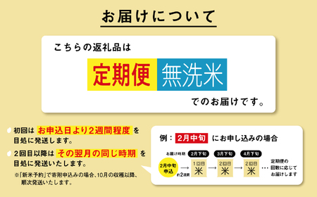 《先行予約》 無洗米 定期便 あきたこまち 令和7年産 20kg(5kg×4) × 6ヶ月 5kg袋 小分け 米 グルメ こめ コメ 【秋田のこまち農場】