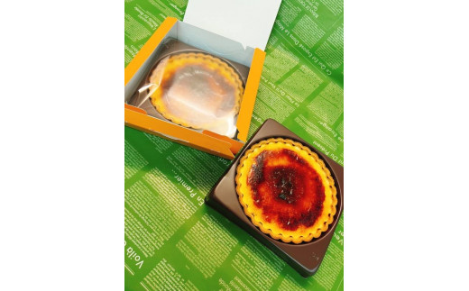 とろ〜りとろける生ブリュレ（2個セット） ／ スイーツ 洋菓子 菓子 タルト カスタード キャラメリゼ デザート ご褒美 ティータイム おやつ 濃厚 冷凍 半解凍 とろける くちどけ こだわり 美味し