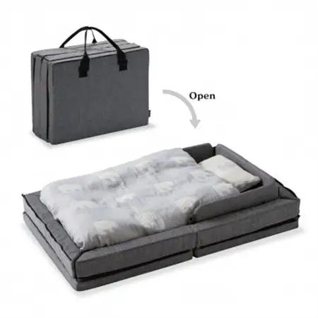 ファルスカ コンパクトベッド Free メランジグレー【1667002】