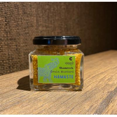 ふるさと納税 水戸市 Shamrock粒マスタード(NAMASTEナマステ)3個