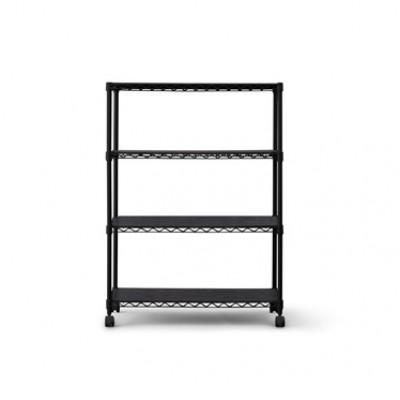 ふるさと納税 大河原町 カラーメタルラック ウッドボード付き CMM-75104B 黒 アイリスオーヤマ[53753284] |  | 03