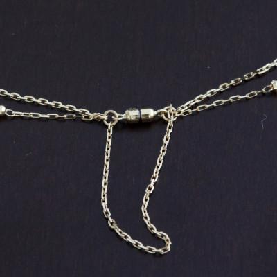 ふるさと納税 山梨市 K18ダイヤモンド2連チェーンブレスレット【ダイヤ0.05ct・17cm】マグネット |  | 03