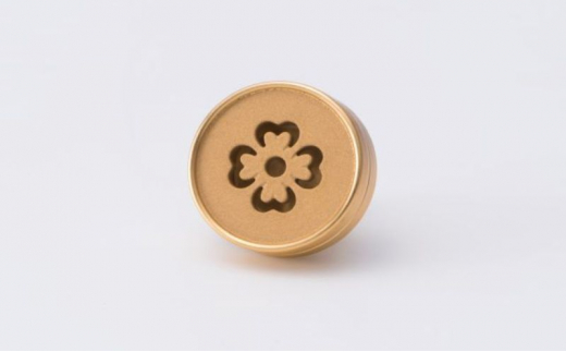 ～香りを纏う～ 　ALMA Aroma Pins-motif-【gold/flower】 [№5619-7832]1597