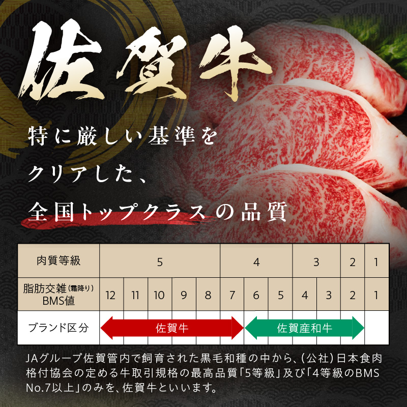 佐賀牛 ヒレステーキ 540g（180g×3枚） 189-J1424